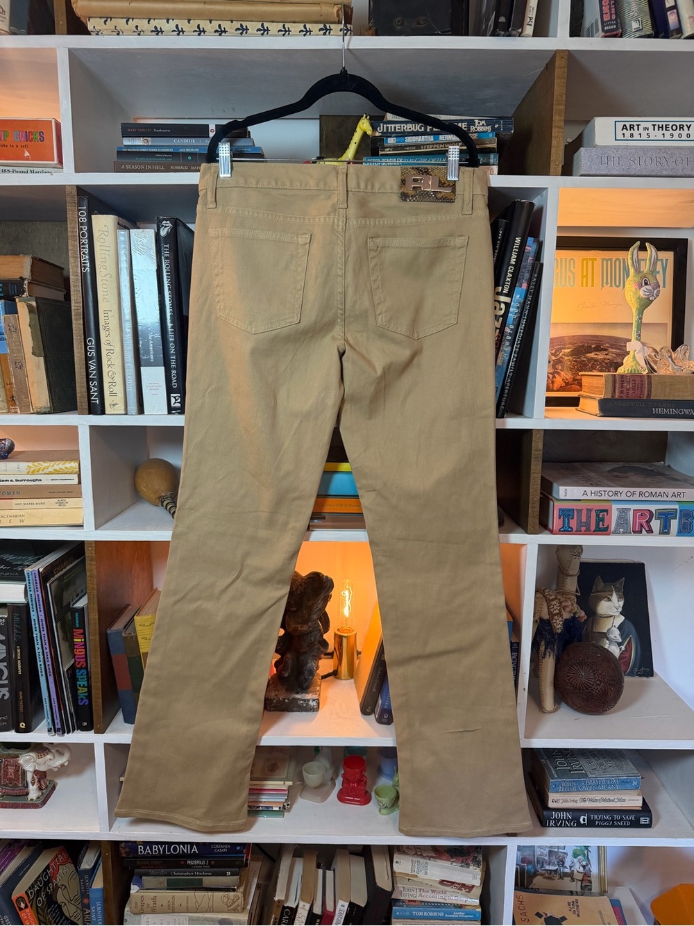 ralph lauren collection snake embossed vintage jeans